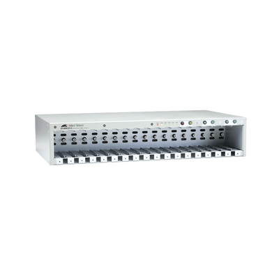Chasis 18-Slot para MMC2xxx & MMC6xxx series Mini Media Converters, No PSU