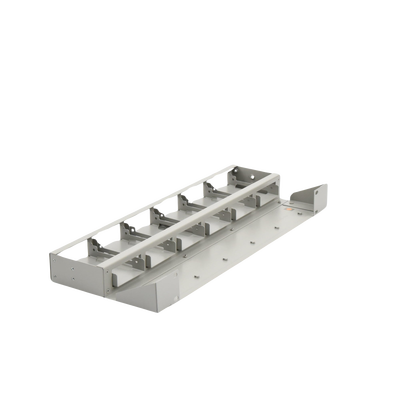 Bandeja para montaje en rack de 19" para hasta seis convertidores de medios de la serie MMC Bandeja para montaje en rack de 19" para hasta seis convertidores de medios de la serie MMC