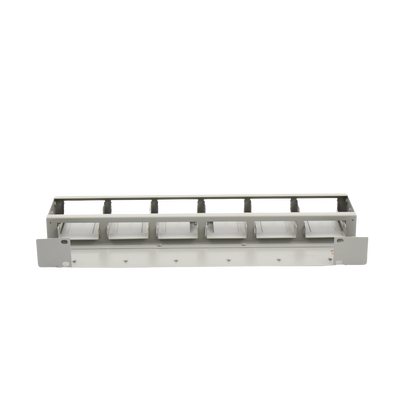 Bandeja para montaje en rack de 19" para hasta seis convertidores de medios de la serie MMC Bandeja para montaje en rack de 19" para hasta seis convertidores de medios de la serie MMC