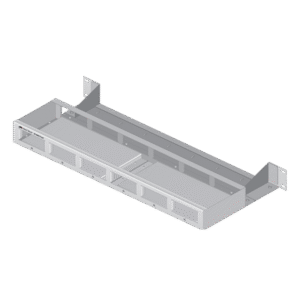 Bandeja para montaje en rack de 19" para hasta seis convertidores de medios de la serie MMC Bandeja para montaje en rack de 19" para hasta seis convertidores de medios de la serie MMC