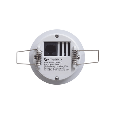 Sensor de ocupación habilitado para red PoE / Protocolos abiertos y multifunción