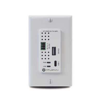 OMEGA Transmisor de placa de pared para USB-C OMEGA Transmisor de placa de pared para USB-C