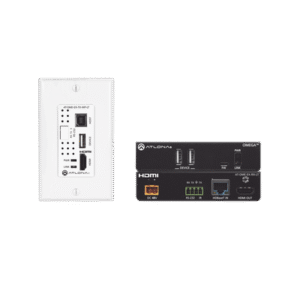 OMEGA 4K/UHD Placa de pared HDBaseT TX/RX para HDMI con USB OMEGA 4K/UHD Placa de pared HDBaseT TX/RX para HDMI con USB