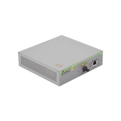 Convertidor de medios Gigabit Ethernet PoE+ a fibra óptica, conector LC, multimodo (MMF), distancia hasta 550 m Convertidor de medios Gigabit Ethernet PoE+ a fibra óptica, conector LC, multimodo (MMF), distancia hasta 550 m