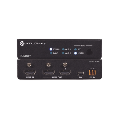 Amplificador de distribución HDMI de dos salidas / Distribución 4K HDR Amplificador de distribución HDMI de dos salidas / Distribución 4K HDR