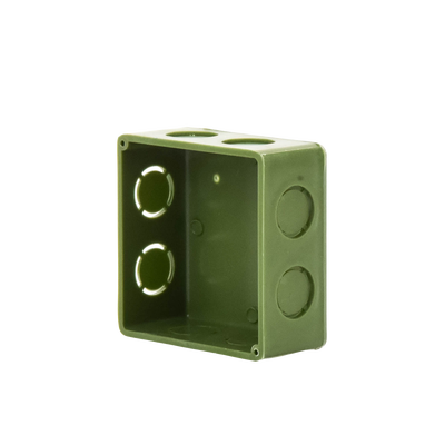 Caja Cuadrada de 1/2" para Instalaciones de PVC Conduit Pesado.