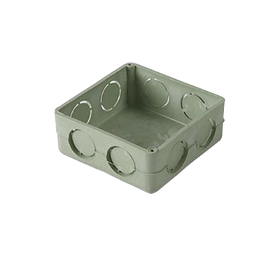Caja Cuadrada de 1/2" para Instalaciones de PVC Conduit Pesado.