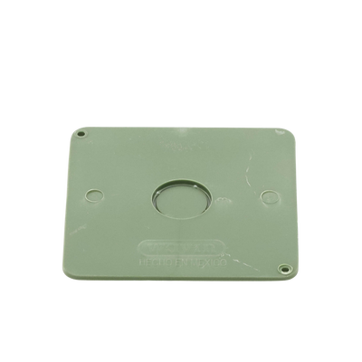 Tapa para Caja Cuadrada de 1/2" para instalaciones con tubería PVC Conduit pesado.