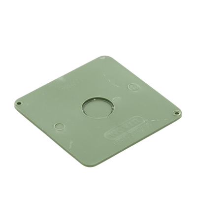 Tapa para Caja Cuadrada de 1/2" para instalaciones con tubería PVC Conduit pesado.