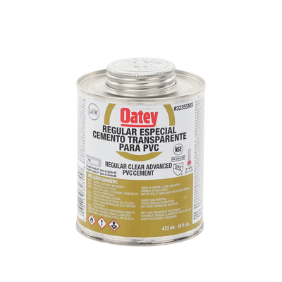 Pegamento / Cemento Claro de 473 ml para Tubo Conduit PVC Pesado.