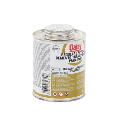 Pegamento / Cemento Claro de 473 ml para Tubo Conduit PVC Pesado.