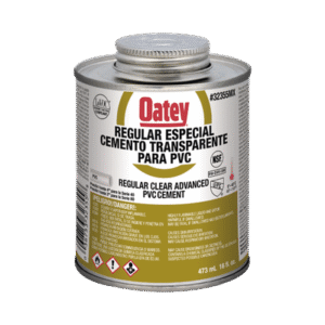 Pegamento / Cemento Claro de 473 ml para Tubo Conduit PVC Pesado.