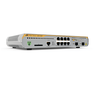 Switch Administrable Capa 3, 8 puertos 10/100/1000 Mbps + 2 puertos SFP Gigabit Switch Administrable Capa 3, 8 puertos 10/100/1000 Mbps + 2 puertos SFP Gigabit