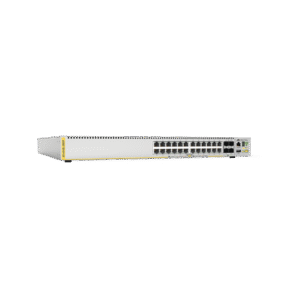 Switch PoE+ Capa 3, 24 puertos 10/100/1000 Mbps + 4 puertos SFP+ 10 G, 185 W, fuente de alimentación simple Switch PoE+ Capa 3, 24 puertos 10/100/1000 Mbps + 4 puertos SFP+ 10 G, 185 W, fuente de alimentación simple