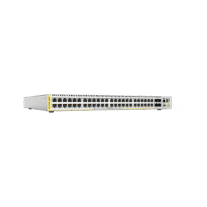 Switch PoE+ Capa 3, 48 puertos 10/100/1000 Mbps + 4 puertos SFP+ 10 G, 185 W, fuente de alimentación simple Switch PoE+ Capa 3, 48 puertos 10/100/1000 Mbps + 4 puertos SFP+ 10 G, 185 W, fuente de alimentación simple
