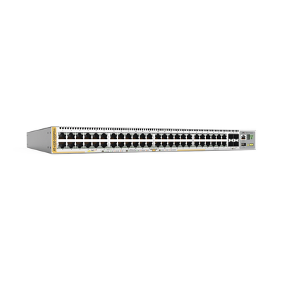 Switch PoE+ Stackeable Capa 3, 40 x 10/100/1000 Mbps + 8 x 100M/1/2.5/5G Multigigabit, 4 x SFP+ 10 G, hasta 720 W, fuente redundante Switch PoE+ Stackeable Capa 3, 40 x 10/100/1000 Mbps + 8 x 100M/1/2.5/5G Multigigabit, 4 x SFP+ 10 G, hasta 720 W, fuente redundante