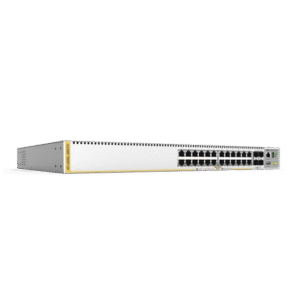 Switch L3 Stackable, 24x 10/100/1000-T, 4x SFP+, Fuente redundante integradas (TAA compliant version)