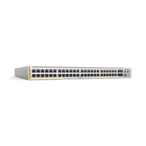 Switch PoE+ Stackeable Capa 3, 48 puertos 10/100/1000 Mbps + 4 puertos SFP+ 10 G, hasta 740 W, fuente redundante Switch PoE+ Stackeable Capa 3, 48 puertos 10/100/1000 Mbps + 4 puertos SFP+ 10 G, hasta 740 W, fuente redundante