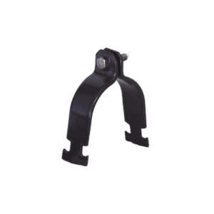 Abrazadera Unicanal con Recubrimiento de PVC de 3/4" (19 mm). Abrazadera Unicanal con Recubrimiento de PVC de 3/4" (19 mm).