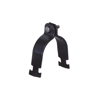 Abrazadera Unicanal con Recubrimiento de PVC de 1 1/4" (32 mm).
