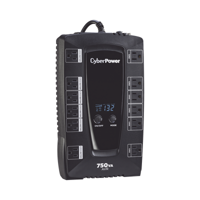 UPS de 750 VA/450 W, Topología Línea Interactiva, Entrada 120 Vca NEMA 5-15P, Tipo Gabinete Compacto, Con 12 Tomas NEMA 5-15R UPS de 750 VA/450 W, Topología Línea Interactiva, Entrada 120 Vca NEMA 5-15P, Tipo Gabinete Compacto, Con 12 Tomas NEMA 5-15R