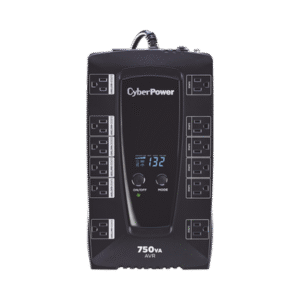 UPS de 750 VA/450 W, Topología Línea Interactiva, Entrada 120 Vca NEMA 5-15P, Tipo Gabinete Compacto, Con 12 Tomas NEMA 5-15R