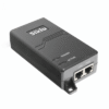 Inyector PoE Pasivo, 1 Gbps, 60 W, 55 Vcc, 100-240 Vca, Cable CA