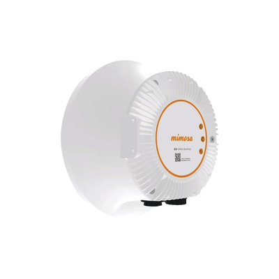 Radio Backhaul PTP en frecuencia 24 GHz, MIMO 4X4:4, 1.5 Gbps, Antena integrada 33 dBi, IP67, Puerto SFP, Adaptación automática al entorno, Sin interferencia
