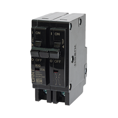 Interruptor Termomagnético Enchufable, Serie: B2Q, 2P, 15A, 240V (SKU:1002278)