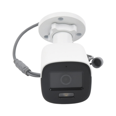 [ColorVu] Bala TURBOHD 3K (5 Megapixel) / Lente 2.8 mm / Micrófono Integrado / Imagen a Color 24/7 / Luz Blanca 20 mts / Exterior IP67 / dWDR / 4 Tecnologías / Metal