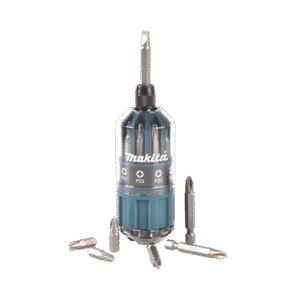 Desarmador Makita Con 18 Puntas intercambiables Tipo: Ph 2, Pz 1, Pz 2, Pz 3, SI 4, SI 5, SI 6. Desarmador Makita Con 18 Puntas intercambiables Tipo: Ph 2, Pz 1, Pz 2, Pz 3, SI 4, SI 5, SI 6.