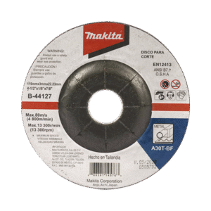 Disco de corte para metal de 4 1/2" Disco de corte para metal de 4 1/2"