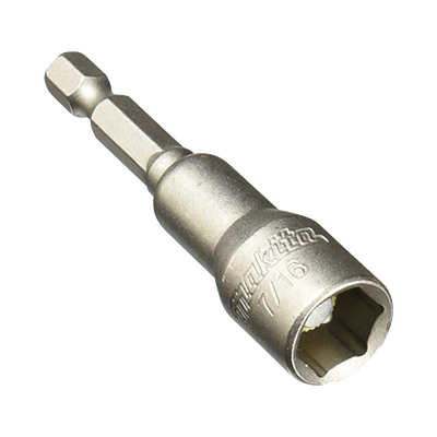 Punta magnética (guia buscadora ) de 7/16", longitud de 2-9/16" zanco hexagonal. .