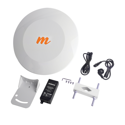 Radio Backhaul PTP, MIMO 4X4:4ac, 5.150 - 5.875 GHz, IP67, Velocidad hasta 1.5 Gbps, Antena 25 dBi integrada, Monitoreo a través de la nube