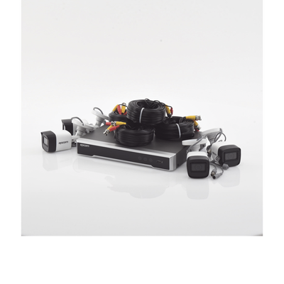 Kit TURBOHD 5 Megapixel / DVR 4 Canales / 4 Cámaras de 5 Megapixel con Micrófono Integrado / 4 Cables 18 Metros / Fuente de Poder Profesional Kit TURBOHD 5 Megapixel / DVR 4 Canales / 4 Cámaras de 5 Megapixel con Micrófono Integrado / 4 Cables 18 Metros / Fuente de Poder Profesional
