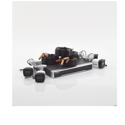 Kit TURBOHD 5 Megapixel / DVR 4 Canales / 4 Cámaras de 5 Megapixel con Micrófono Integrado / 4 Cables 18 Metros / Fuente de Poder Profesional Kit TURBOHD 5 Megapixel / DVR 4 Canales / 4 Cámaras de 5 Megapixel con Micrófono Integrado / 4 Cables 18 Metros / Fuente de Poder Profesional