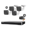Kit TURBOHD 5 Megapixel / DVR 4 Canales / 4 Cámaras de 5 Megapixel con Micrófono Integrado / 4 Cables 18 Metros / Fuente de Poder Profesional Kit TURBOHD 5 Megapixel / DVR 4 Canales / 4 Cámaras de 5 Megapixel con Micrófono Integrado / 4 Cables 18 Metros / Fuente de Poder Profesional