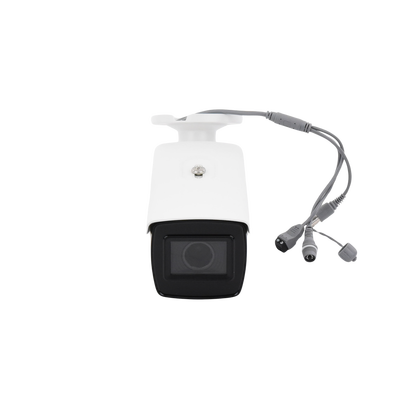 Bala TURBOHD 5 Megapixel / Lente Mot. 2.7 a 13.5 mm / 40 mts IR EXIR / dWDR / TVI-AHD-CVI-CVBS / Exterior IP67 / 12 Vcc / 24 VCA