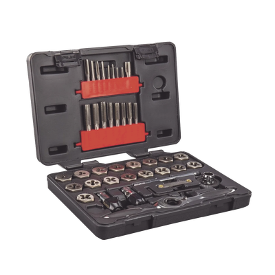 Juego para Roscado Métrico, Tarrajas y Machuelos 75 piezas Juego para Roscado Métrico, Tarrajas y Machuelos 75 piezas