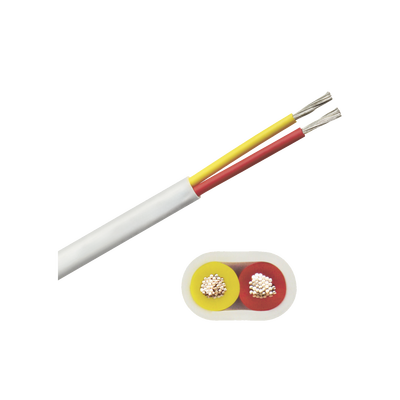 Rollo de cable plano grado marino calibre 14, de 2 conductores (rojo y amarillo) de 500 pies (152.4 m). de 2 conductores (rojo y amarillo) Rollo de cable plano grado marino calibre 14, de 2 conductores (rojo y amarillo) de 500 pies (152.4 m). de 2 conductores (rojo y amarillo)