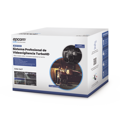 Kit TurboHD 1080p / DVR 4 Canales / 4 Cámaras Bala ColorVu con Microfono Integrado / Fuente de Poder / Accesorios de Instalación Kit TurboHD 1080p / DVR 4 Canales / 4 Cámaras Bala ColorVu con Microfono Integrado / Fuente de Poder / Accesorios de Instalación