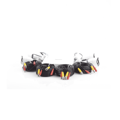 (MICRÓFONO Integrado) Kit TurboHD 1080p Lite / DVR 4 canales / Audio por Coaxitron / 4 Cámaras Bala de Metal con Micrófono Integrado (MICRÓFONO Integrado) Kit TurboHD 1080p Lite / DVR 4 canales / Audio por Coaxitron / 4 Cámaras Bala de Metal con Micrófono Integrado