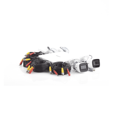 (MICRÓFONO Integrado) Kit TurboHD 1080p Lite / DVR 4 canales / Audio por Coaxitron / 4 Cámaras Bala de Metal con Micrófono Integrado (MICRÓFONO Integrado) Kit TurboHD 1080p Lite / DVR 4 canales / Audio por Coaxitron / 4 Cámaras Bala de Metal con Micrófono Integrado