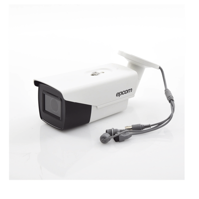 Bala TURBOHD 2 Megapixel (1080p) / Lente Mot. 2.7 mm a 13.5 mm / 70 mts IR EXIR / Exterior IP67 / Ultra Baja Iluminación / METAL / 24 VCA / 12 VCC