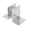Base Multiposición para postes de paso o esquina en cercos electricos 100% Acero galvanizado.