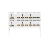 Soporte + Barra de Conexion (12/24/36 MOD) (12+2 ENTR.) IP40