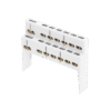 Soporte + Barra de Conexion (12/24/36 MOD) (12+2 ENTR.) IP40