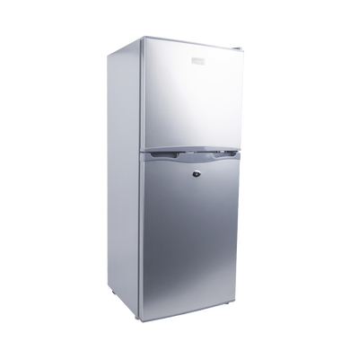 Refrigerador Combinado Solar de 105L (3.7 ft3) - 12/24V, Solución Todo en uno para Aplicaciones Aisladas y Eficiencia Energética.
