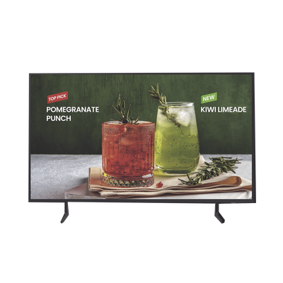 Television para negocios de 85" Resolucion UHD 4K (3840x2160p) / Tizen / Entradas de Video HDMI / Bocinas Integradas / WIFI 5 / eARC.