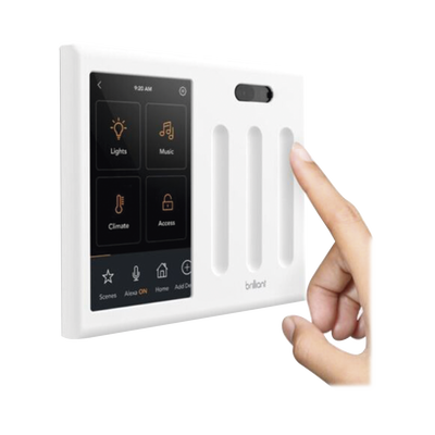 Control touch desde su pantalla en pared, compatible con 3 cargas para controlar iluminacion. Control touch desde su pantalla en pared, compatible con 3 cargas para controlar iluminacion.